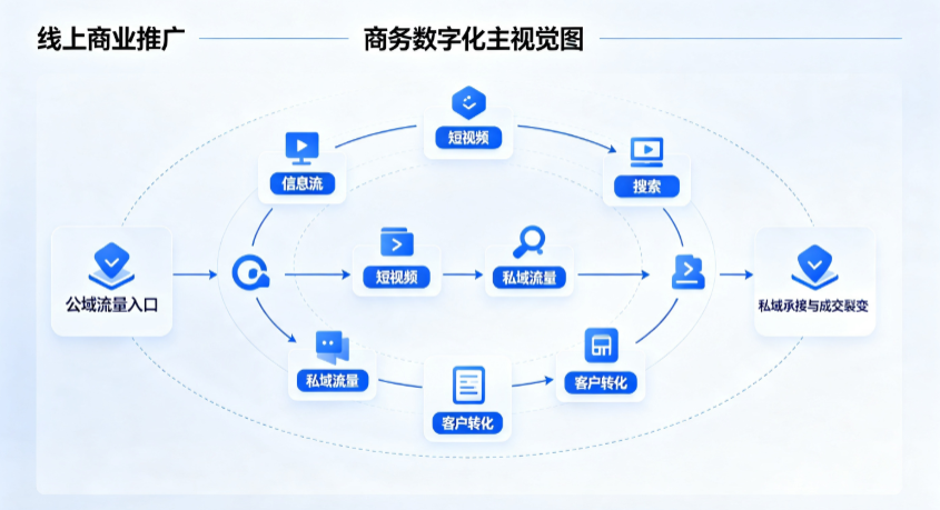 龙陵县线上商业推广怎么做？全域流量闭环搭建与低成本转化实战指南